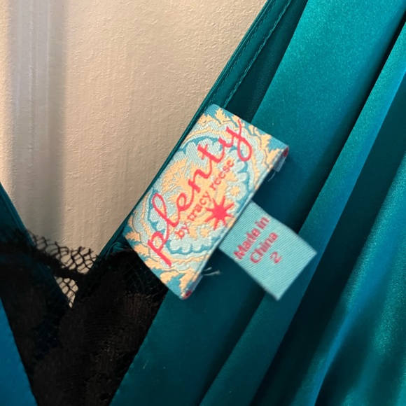 Beautiful blue silk party dress by Tracy Reese - Picture 8 of 8